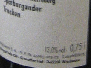 der Wein aus Wiesbaden